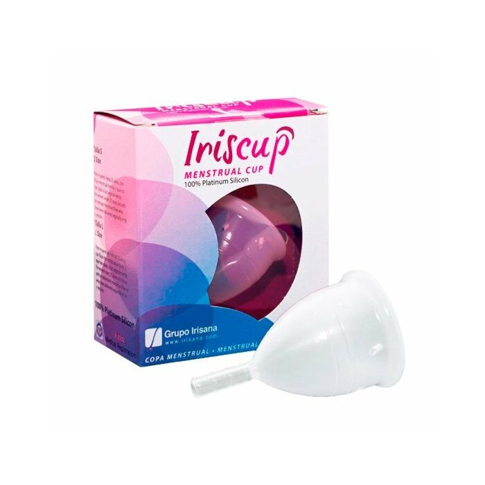 Iriscup copa mestrual transparente grande