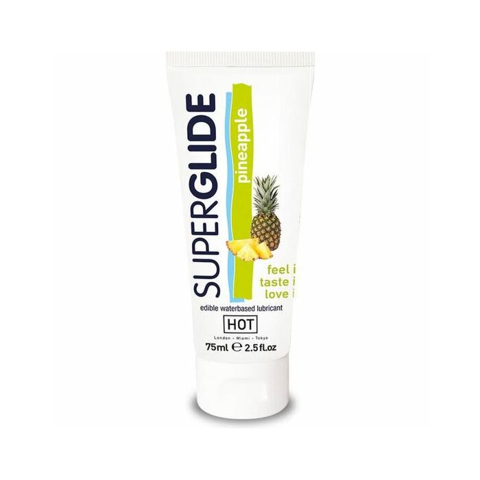 Hot superglide lubricante comestible piña