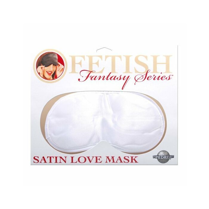 Fetish fantasy mascara satinada blanca