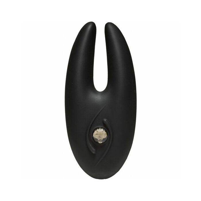 Body bling -vibrador punto g con joyas - negro