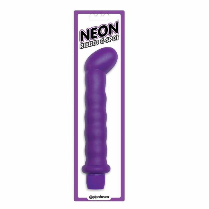 Estimulador punto g neon ribbed lila
