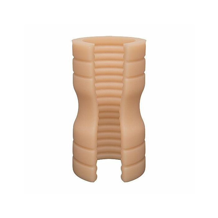 Truskyn - the tru stroke ribbed - masturbador vainilla