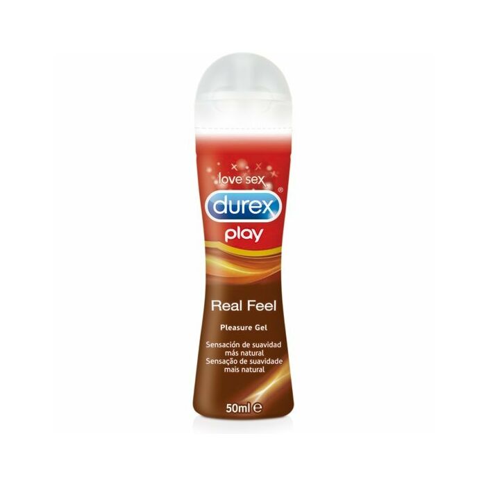 Durex real feel pleasure gel lubricante intimo 50ml