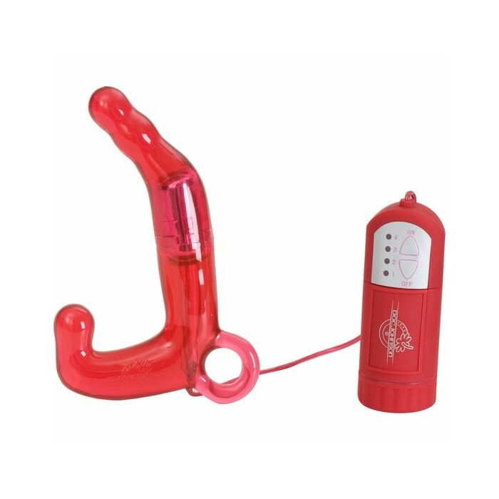 Men pleasure wand - vibrador masculino rojo