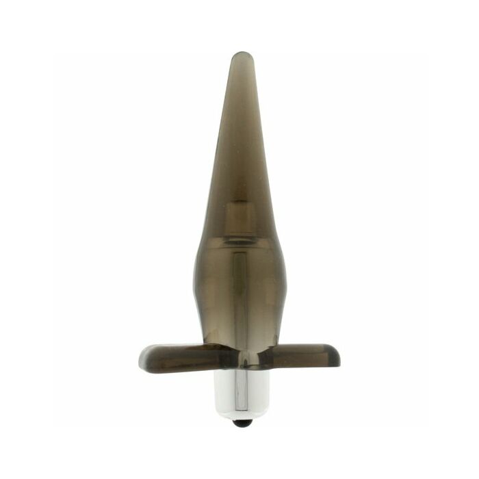 Power plug anal vibrador negro