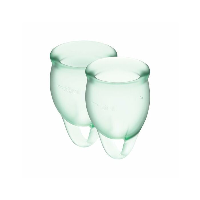 Satisfyer feel confident copa menstrual - verde