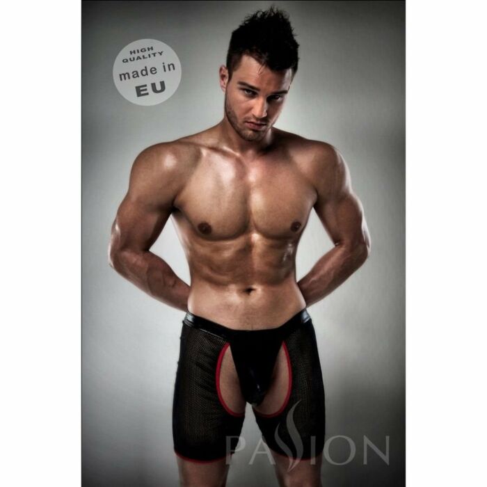 Boxer / tanga  012 erotic negro en red by passion s/m