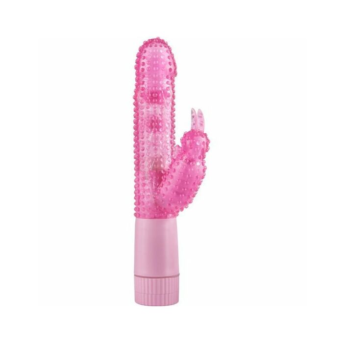 Bunny oa vibrador conejito rampante con lunares rosa