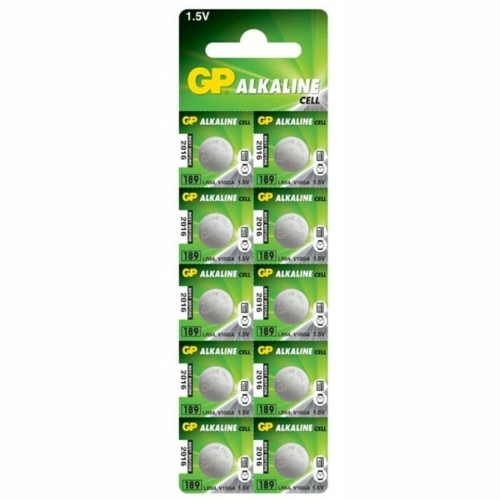 Gp alkaline cell pilas lr54 1.5 v