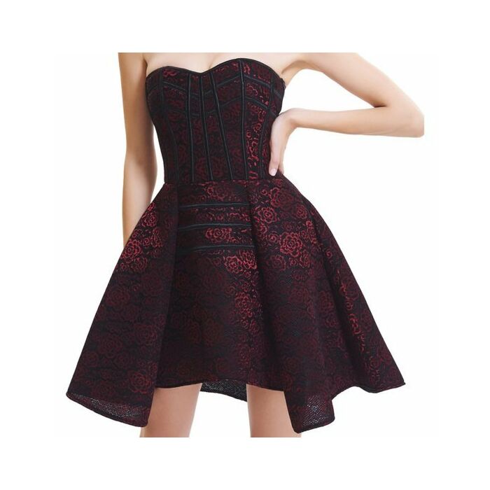 Corset con falda teenager morado