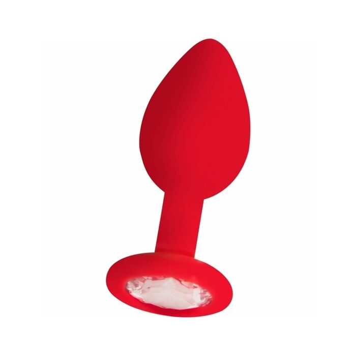 Regular plug diamante rojo