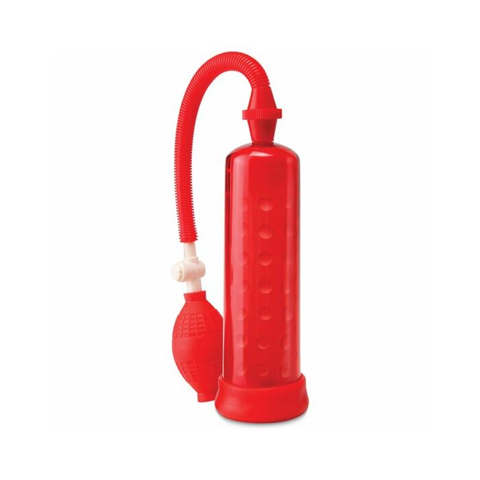 Pump worx bomba de ereccion silicona roja