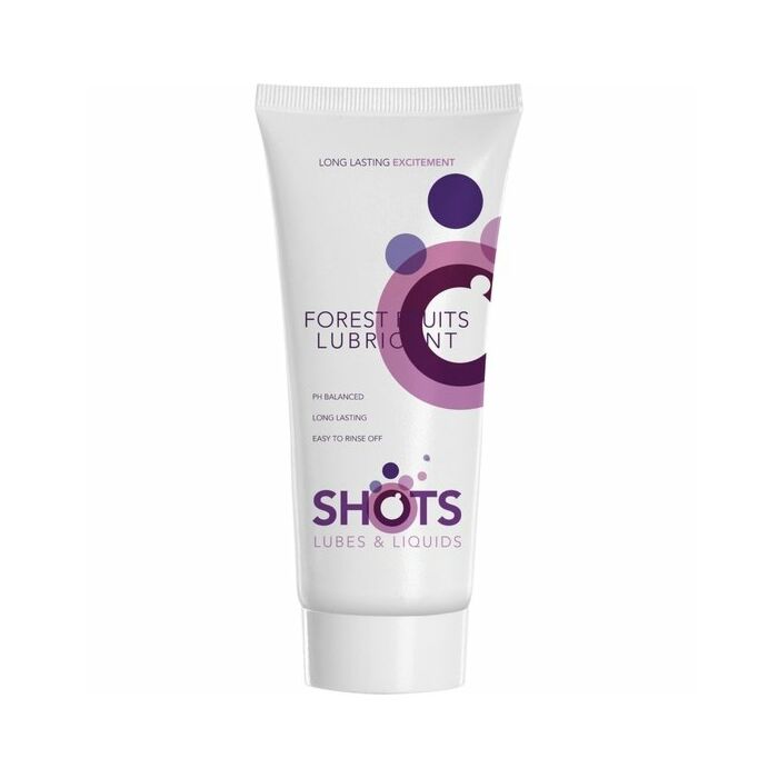 Shotslube lubricante base agua sabor a frutas del bosque 100ml