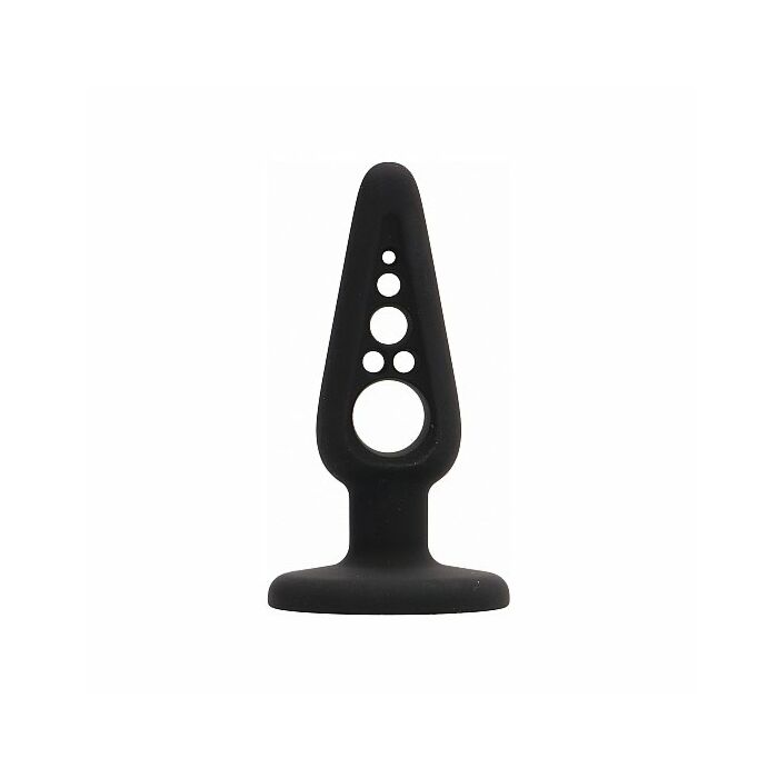 Butt plug - hollow 4 - 10cm negro