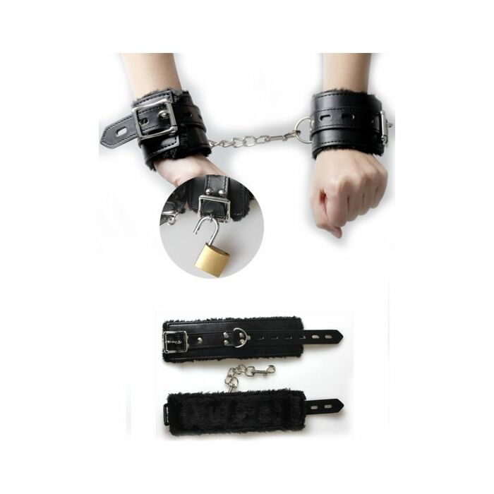 Esposas cuero con peluche