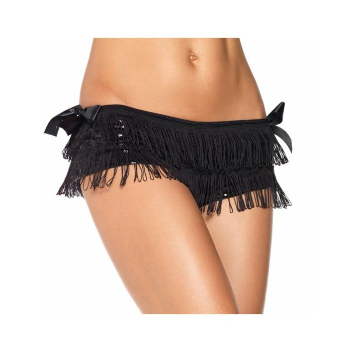 Braguita Lentejuelas Negra