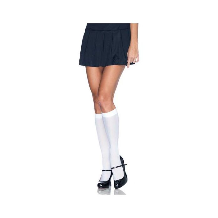 Leg avenue calcetines de nylon blancos