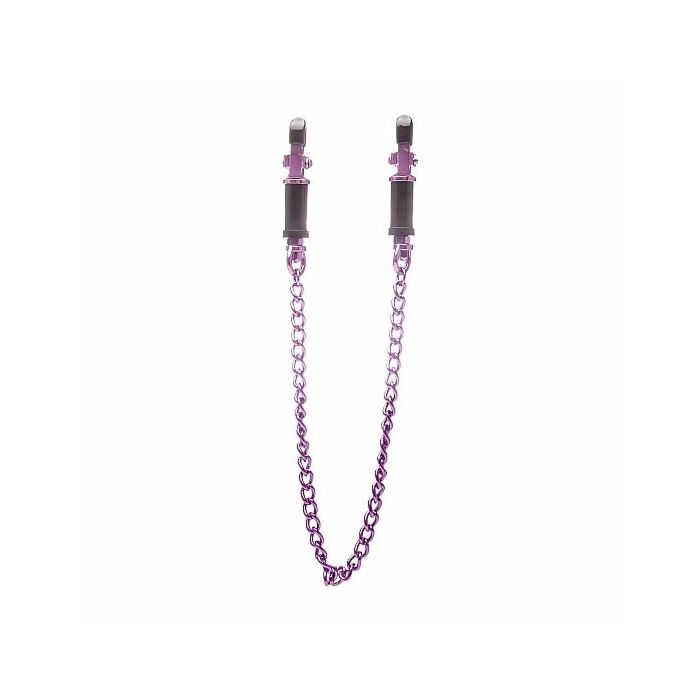 Ouch pinzas tornillo para pezones morado