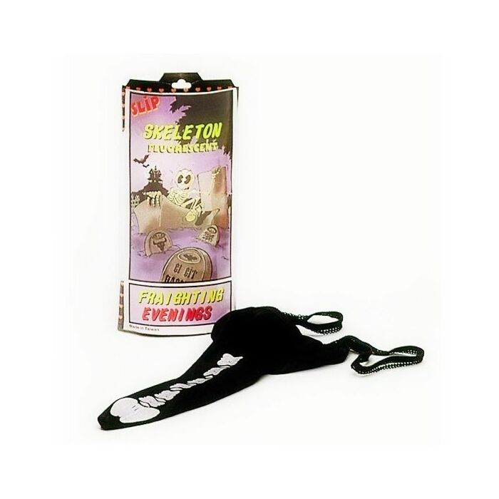 Tanga esqueleto pene fluorescente tu