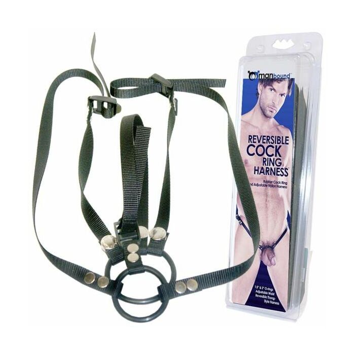 Arnes con anillo reversible rubber ManBound