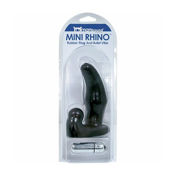 Mini Rhino Rubber anal plug 165cm ManBound