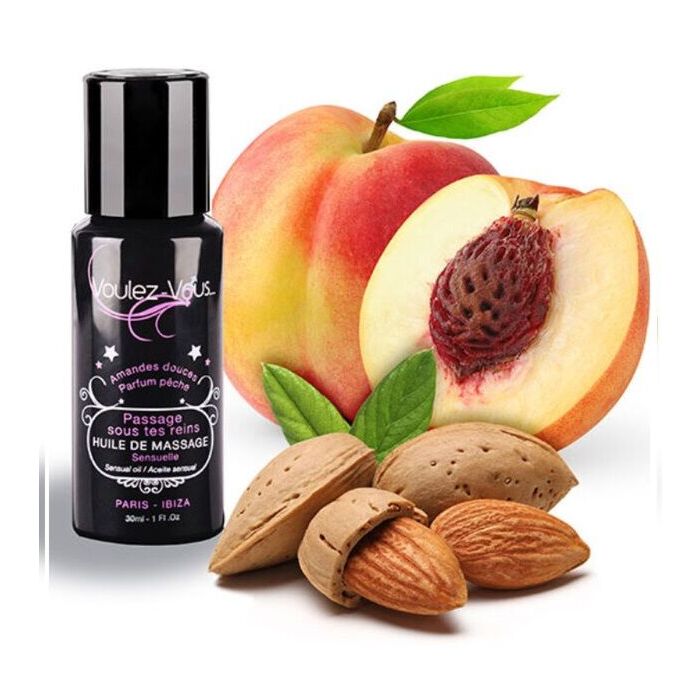 Voulez-vous - Aceite de Masaje Sensual - Almendras Dulces & Melocotón 30 ml