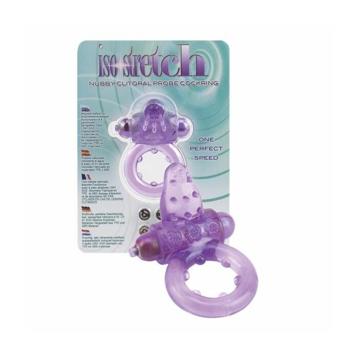 Iso strech anillo vibrador lila