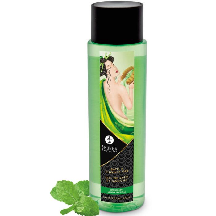 Shunga Gel de Baño & Ducha Menta 370 ml - Cosmética Erótica