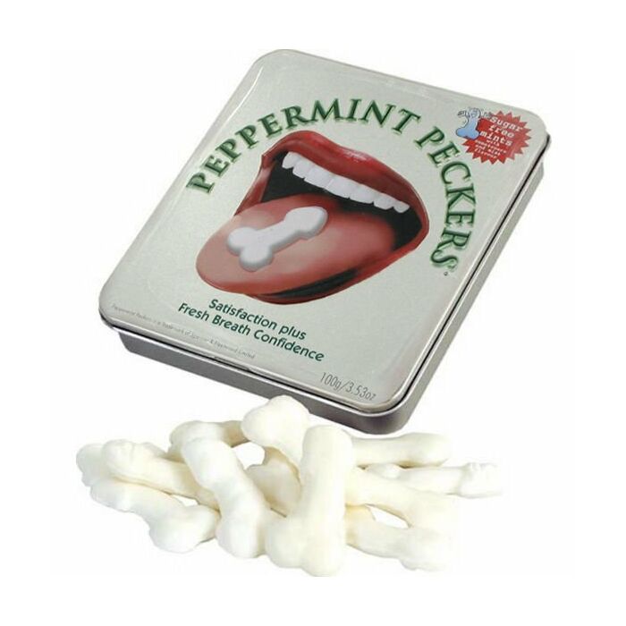 Peppermint peckers penes de menta