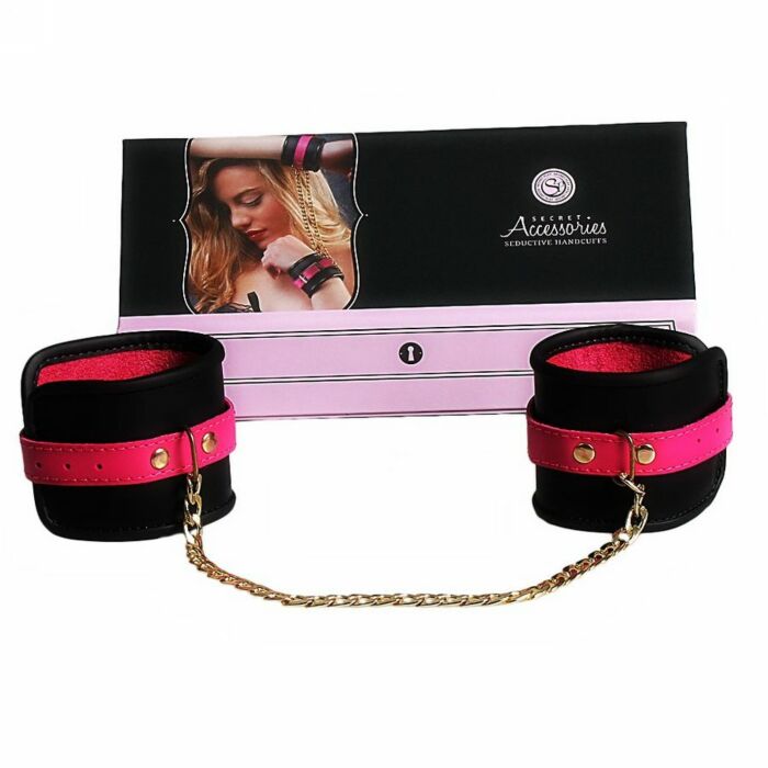 Secretplay accesories seductive handcuffs rosa oscuro