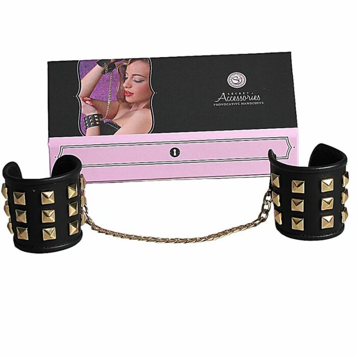 Secretplay accesories provocative handcuffs gold