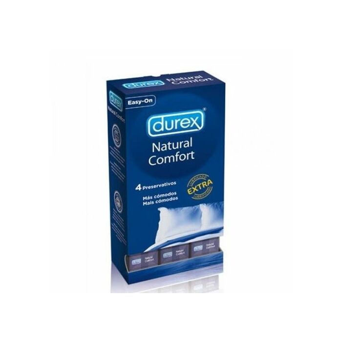 Durex natural comfort 4 unidades