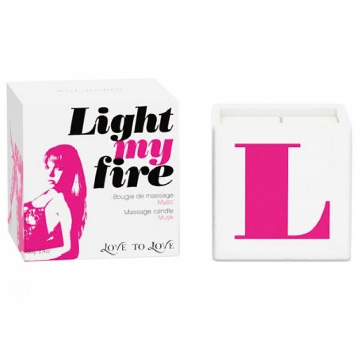 Love to love light my fire vela masaje musk