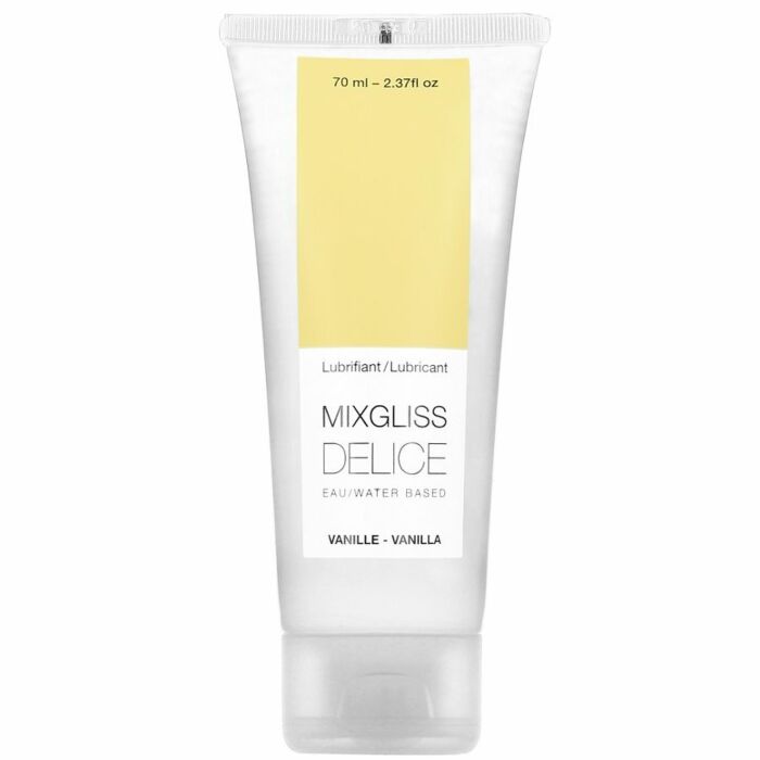 Mixgliss lubricante base agua sabor a vainilla 70ml
