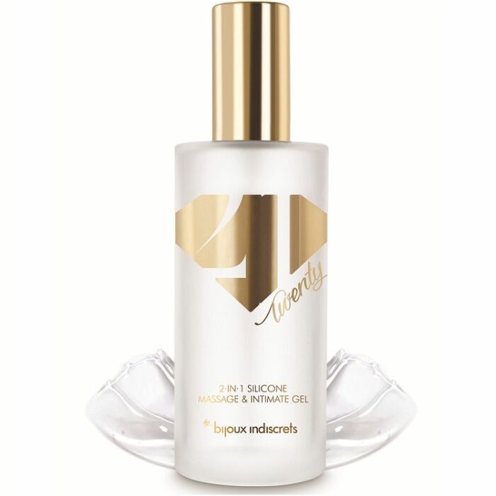 Bijoux twenty one 2 en 1 aceite de masaje intimo de silicona