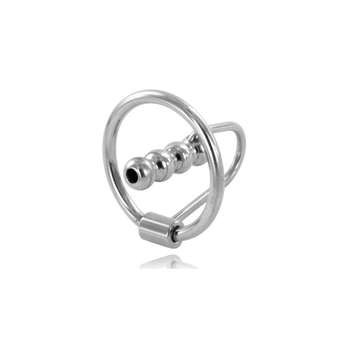 Metalhard anillo glande con plug uretral 28mm