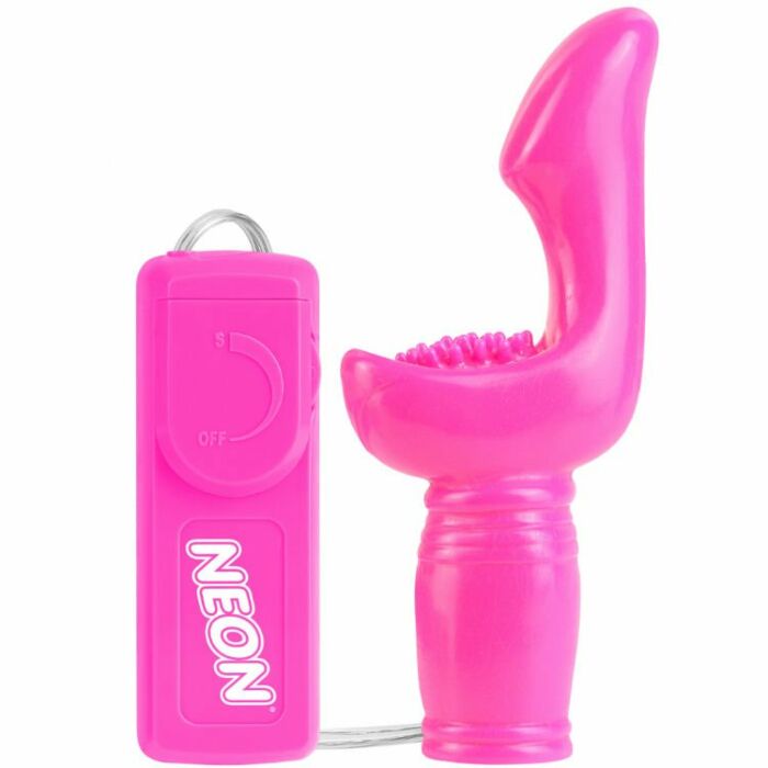 Neon sexy snuggler vibrador rosa
