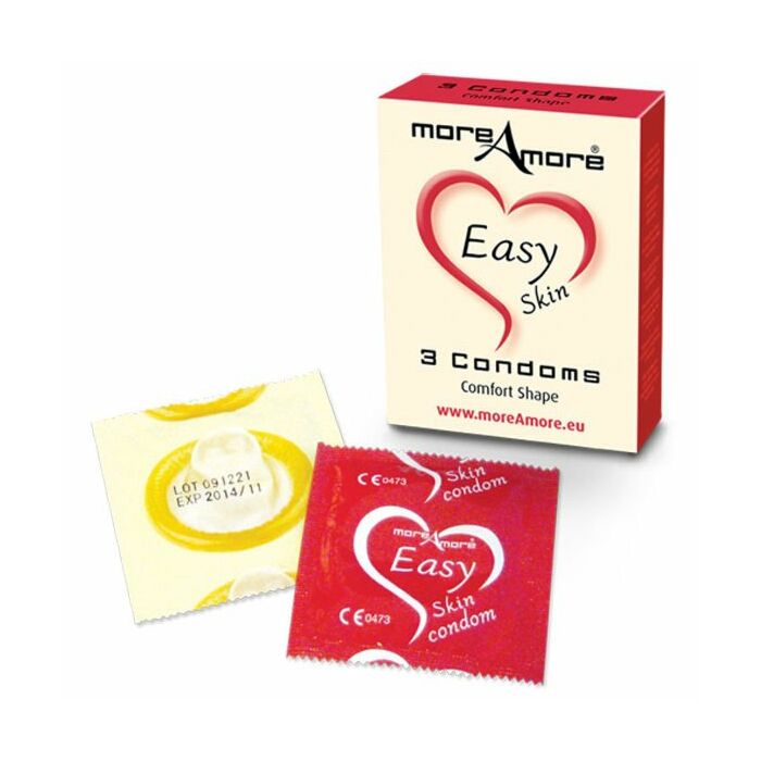 Moreamore condones confortables 3 uds