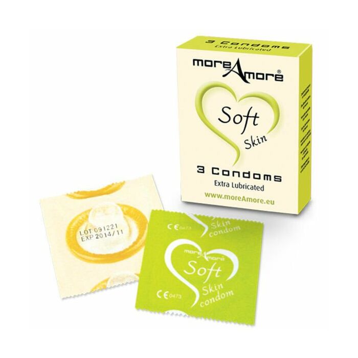 Moreamore condones suaves 3 uds