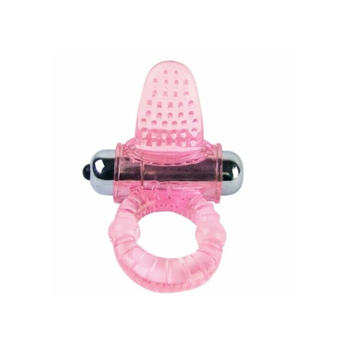 Sweet silicona 10 ritmos ring anillo pene vibrador rosa