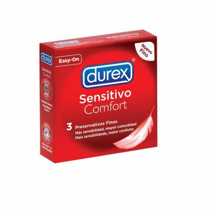 Durex sensitivo comfort 3 uds