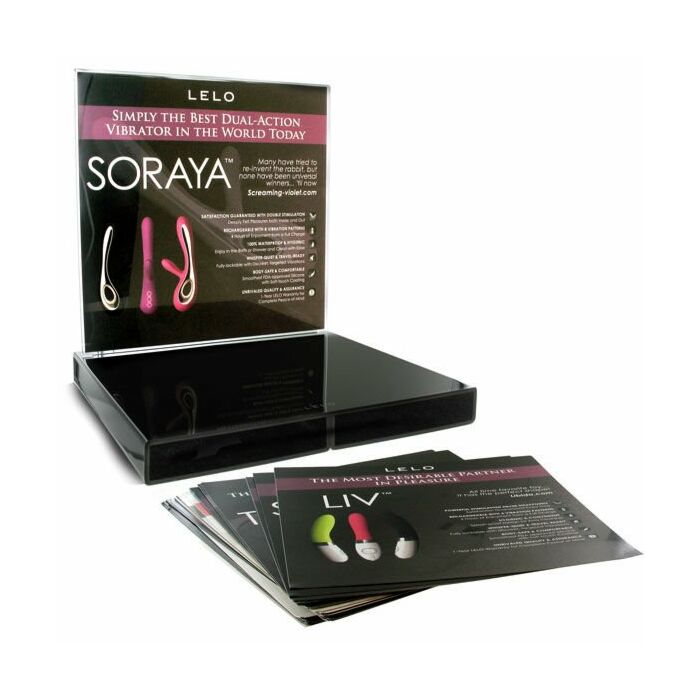 Lelo display leaflets expositor