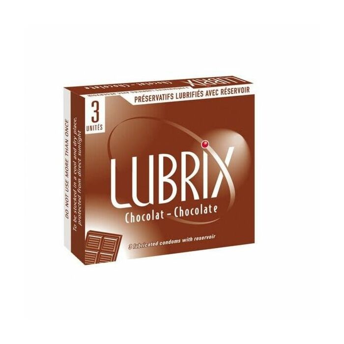 Lubrix caja 3 unidades sabor chocolate