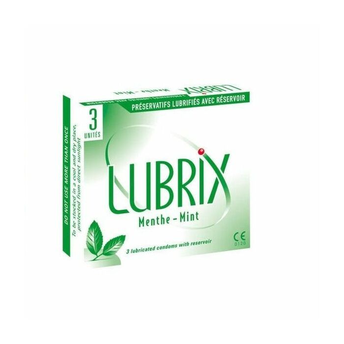 Lubrix caja 3 unidades sabor menta