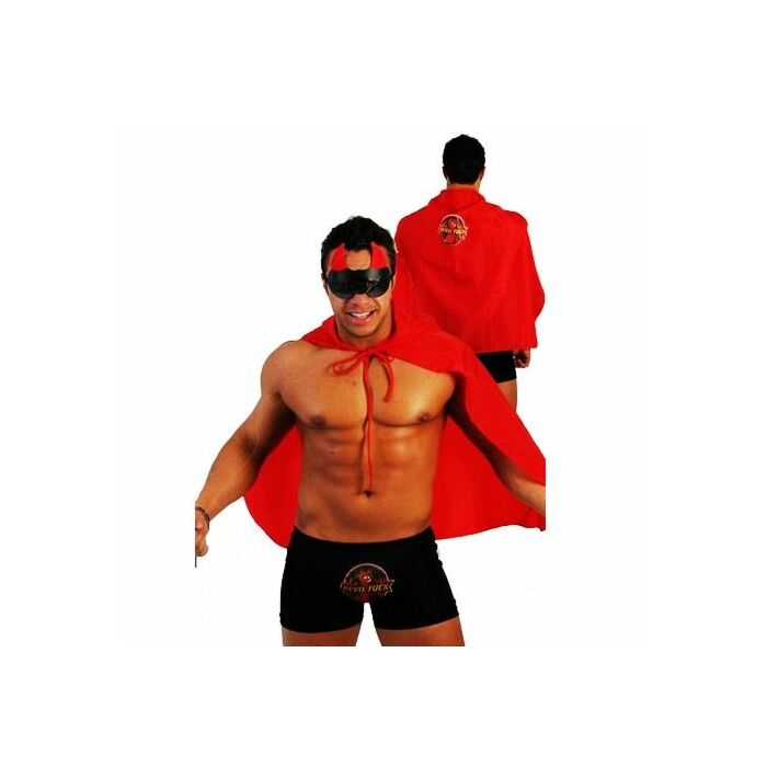 Set devilfuck boxer + capa+antifaz+fusta