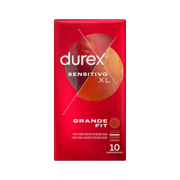 Preservativos Durex XL Sensitivo 10uds