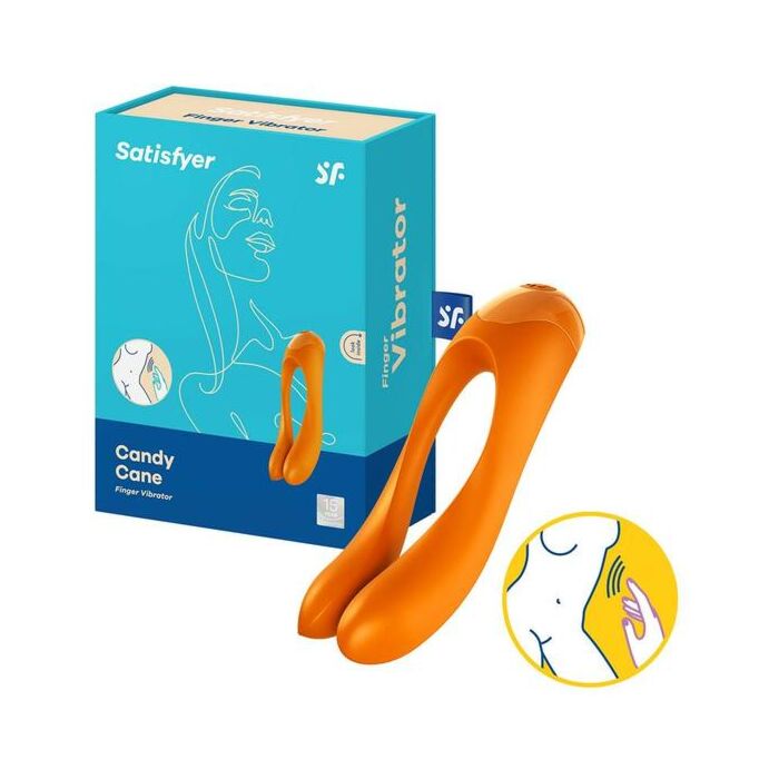 Vibrador Candy Cane Naranja