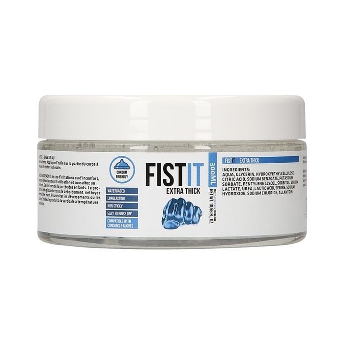 Lubricante Fist It Extra Thick 300ml - Apto para condones - Lubricante a base de agua