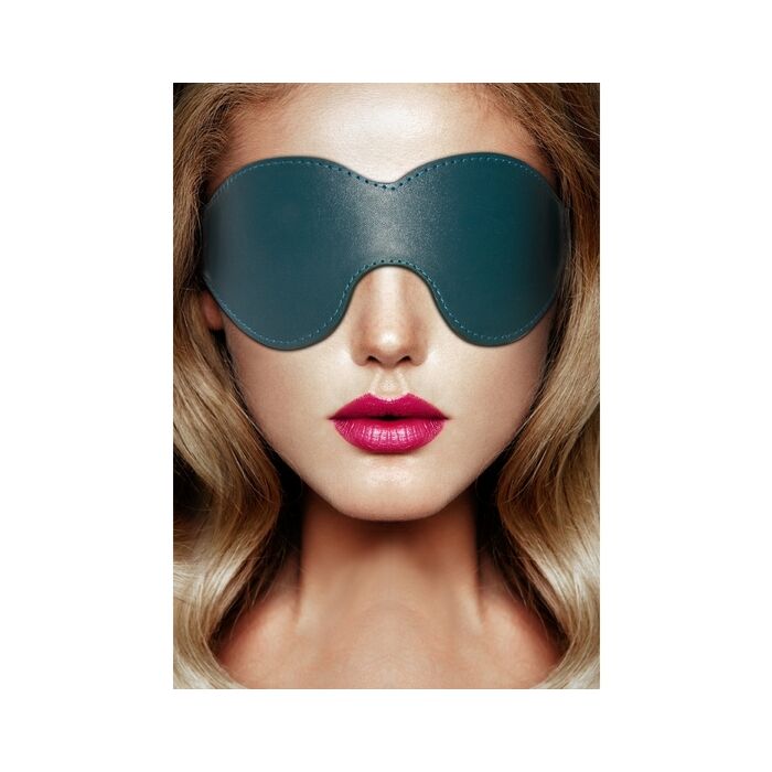 Antifaz Verde Halo - Accesorio BDSM Glamouroso