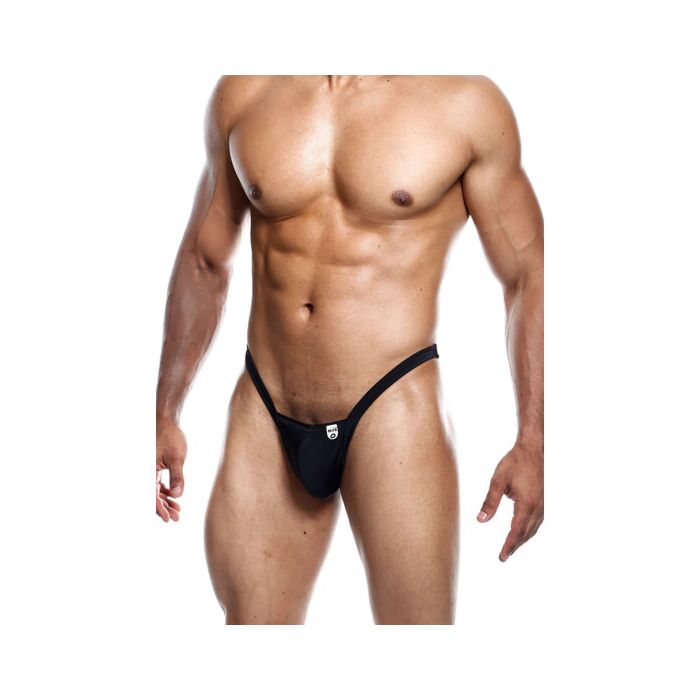 Mob y buns tanga negro - Atuendo seductor para noches especiales